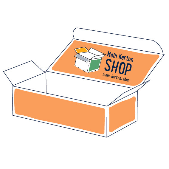 Faltkarton mit Einsteck-Klappen und Steckboden - Mein Karton Shop