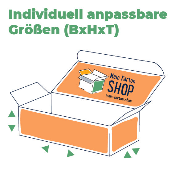 Faltkarton mit Einsteck-Klappen und Steckboden - Mein Karton Shop