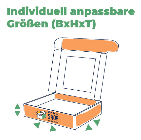 Klappdeckelkarton mit Fenster - Mein Karton Shop