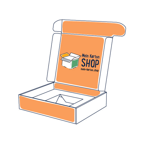 Klappdeckelkarton mit Podium