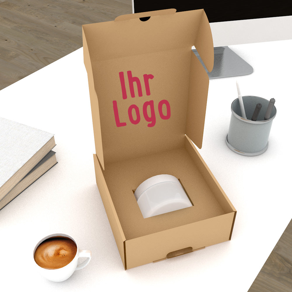 Klappdeckelkarton mit Podium