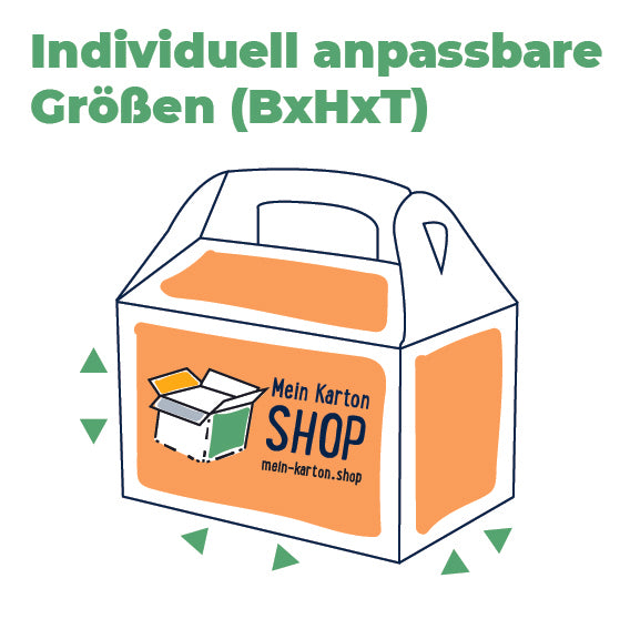 Tragegriff-Karton mit Automatikboden - Mein Karton Shop
