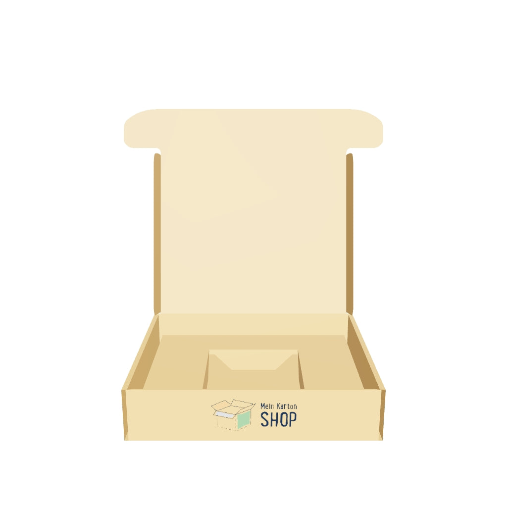 Klappdeckelkarton mit Podium